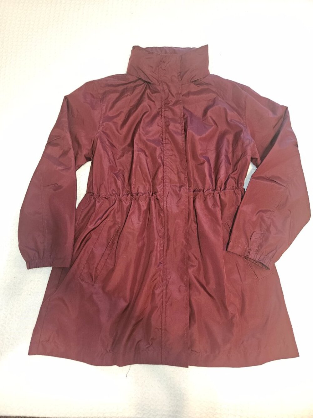 A New Day hooded rain-resistant jacket, L, Maroon